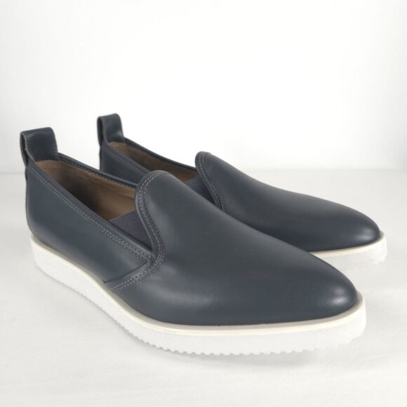 NWOT EVERLANE Made In Italy 🇮🇹 The Leather Street Shoe Grey Size 7.5